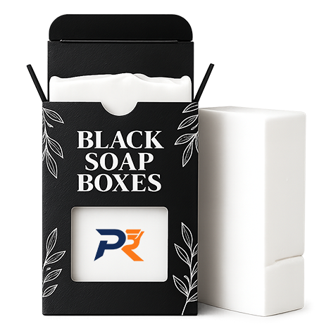 Custom Black Soap Boxes