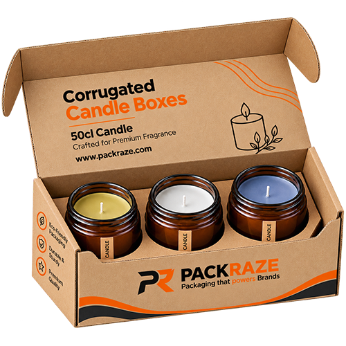 Custom Corrugated Candle Boxes