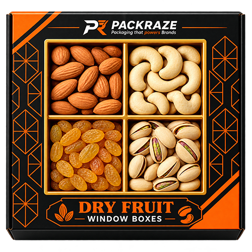 Custom Dry Fruit Window Boxes